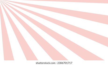 Rays white and pink as background