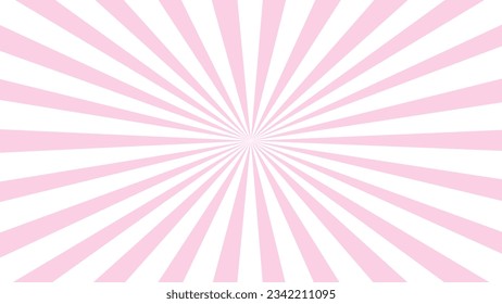Rays white and pink as background