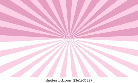 Rays white and pink as background