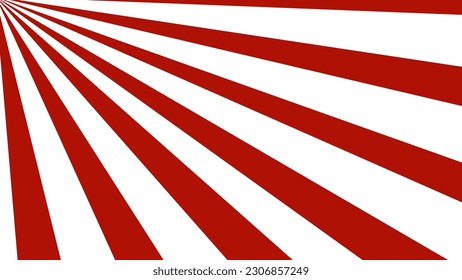 Rays white and red as background