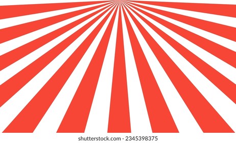 Rays white and red as background	