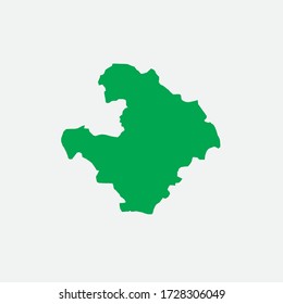Razgrad City of Bulgaria. Map vector illustration.