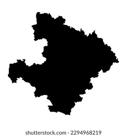 Razgrad Province map, province of Bulgaria. Vector illustration.