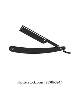 razor barber knife sign