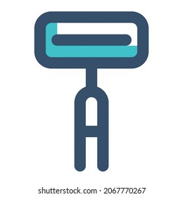 razor for beauty icon using line style