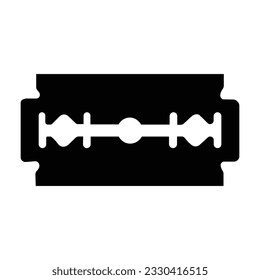 Razor - black vector icon