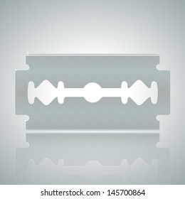 Razor Blade. EPS10 Vector Illustration.