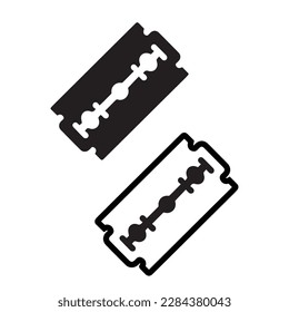 Razzia-Blade-flache Vektorsymbol