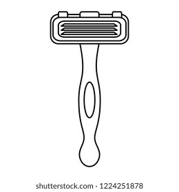 razor blade handle icon