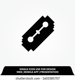 razor blade icon design vector illustration