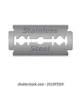 Razor blade icon isolated on white background, vector illustration