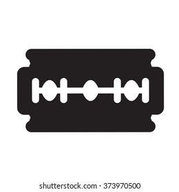Razor blade icon isolated on white background. Vector art.