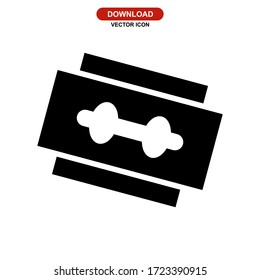 razor blade icon or logo isolated sign symbol vector illustration - high quality black style vector icons
