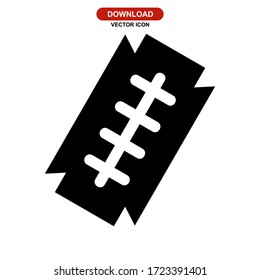 razor blade icon or logo isolated sign symbol vector illustration - high quality black style vector icons

