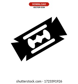 razor blade icon or logo isolated sign symbol vector illustration - high quality black style vector icons
