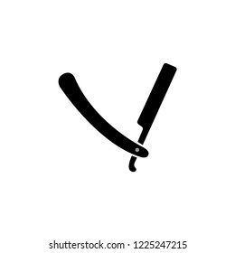 Razor blade icon logo vector design