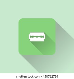 razor blade icon. razor blade sign