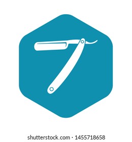 Razor blade icon. Simple illustration of razor blade vector icon for web