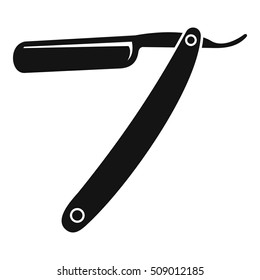 Razor blade icon. Simple illustration of razor blade vector icon for web