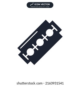 razor blade icon symbol template for graphic and web design collection logo vector illustration