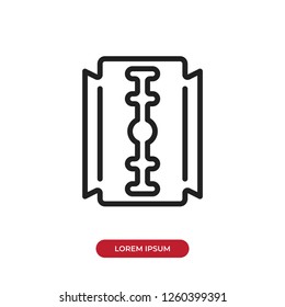 Razor Blade icon vector