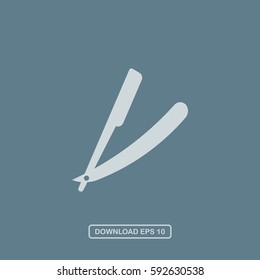 Razor blade icon vector