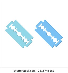 Razor Blade Icon Vector Art Illustration