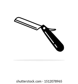 Razor blade icon. Vector concept illustration for design.