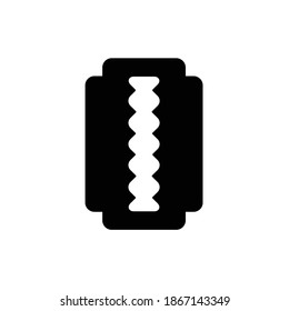 Razor blade icon vector, eps 8