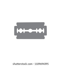Razor blade icon, vector illustration design. Barbershop objects collection.