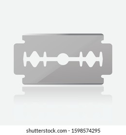 Razor blade icon vector illustration.