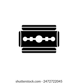 razor blade icon vector illustration logo design