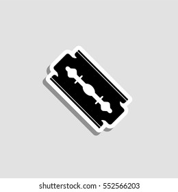 Razor blade  icon - vector  sticker