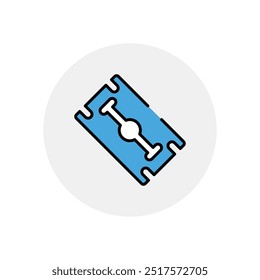 Razor Blade icon vector stock illustration