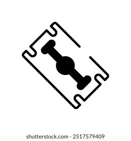 Razor Blade icon vector stock illustration