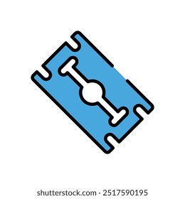 Razor Blade icon vector stock illustration