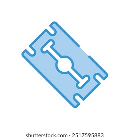 Razor Blade icon vector stock illustration