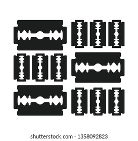 Razor blade icons