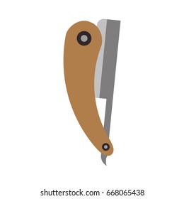 razor blade isolated icon