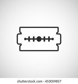 razor blade line icon