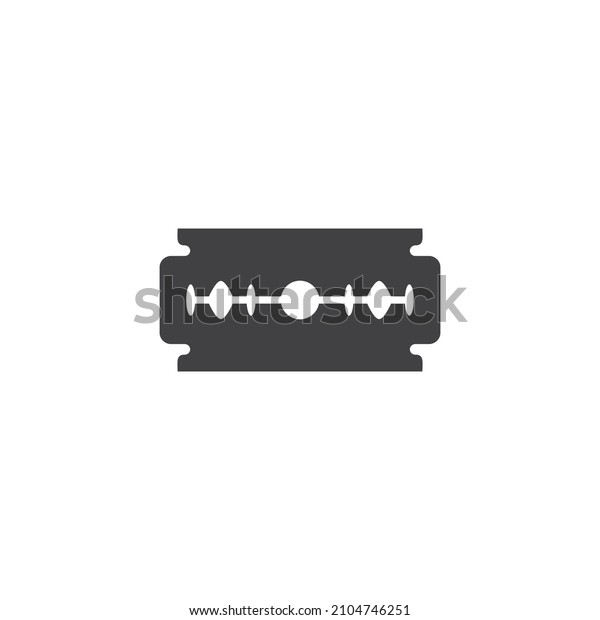 Razor Blade Logo Vector Illustration Flat Stock Vector (Royalty Free ...