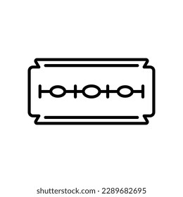 razor blade outline vector icon razor blade stock vector icon for web, mobile app and ui design