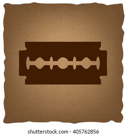 Razor blade sign