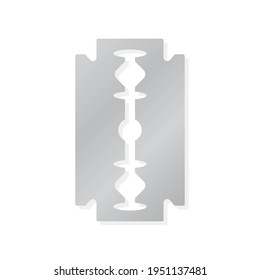 razor blade vector. Can be used on designs, banners, brochures, websites, books, simple designs, etc. simple design.
