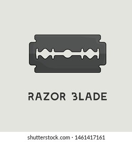 Razor Blade Vector cartoon design 