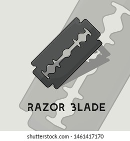 Razor Blade Vector cartoon design 
