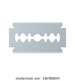 Razor blade vector design illustration isolated on white background