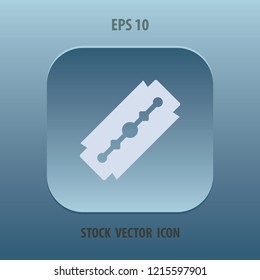 Razor blade, vector icon