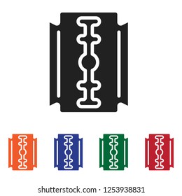 Razor blade vector icon