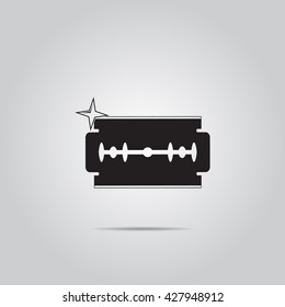 Razor blade vector icon
